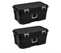 2-Pack 22Gal Wheeled Black Storage Z92711