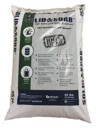 25 lb Diatomaceous Earth Absorbent E23798