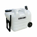 White Portable Water Dispenser with Faucet and Wheels K800