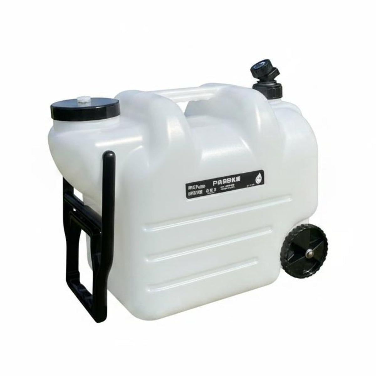 White Portable Water Dispenser with Faucet and Wheels K800