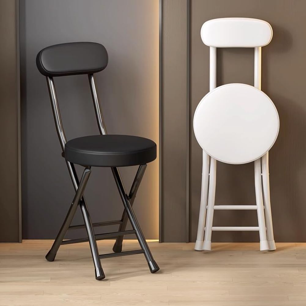 Black 18 Inch Folding Stool J29299