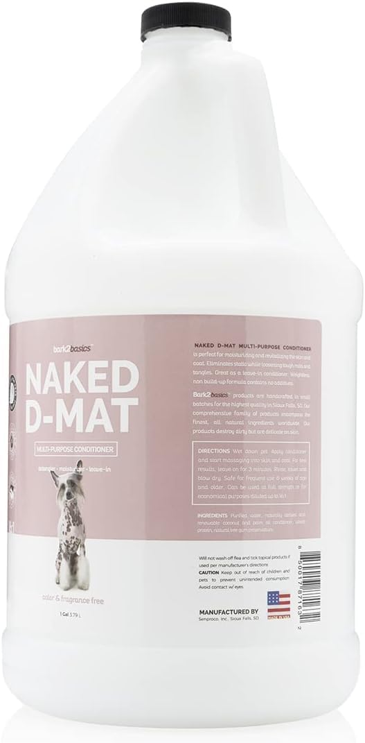 Unscented Dog Conditioner and Detangler, 1 Gallon B51969