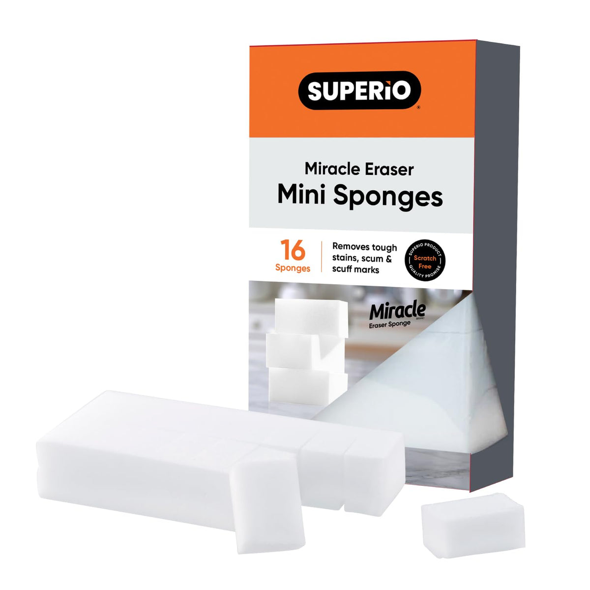 Melamine Sponge Pack of 16 1 Inch Mini Cleaning Erasers C783