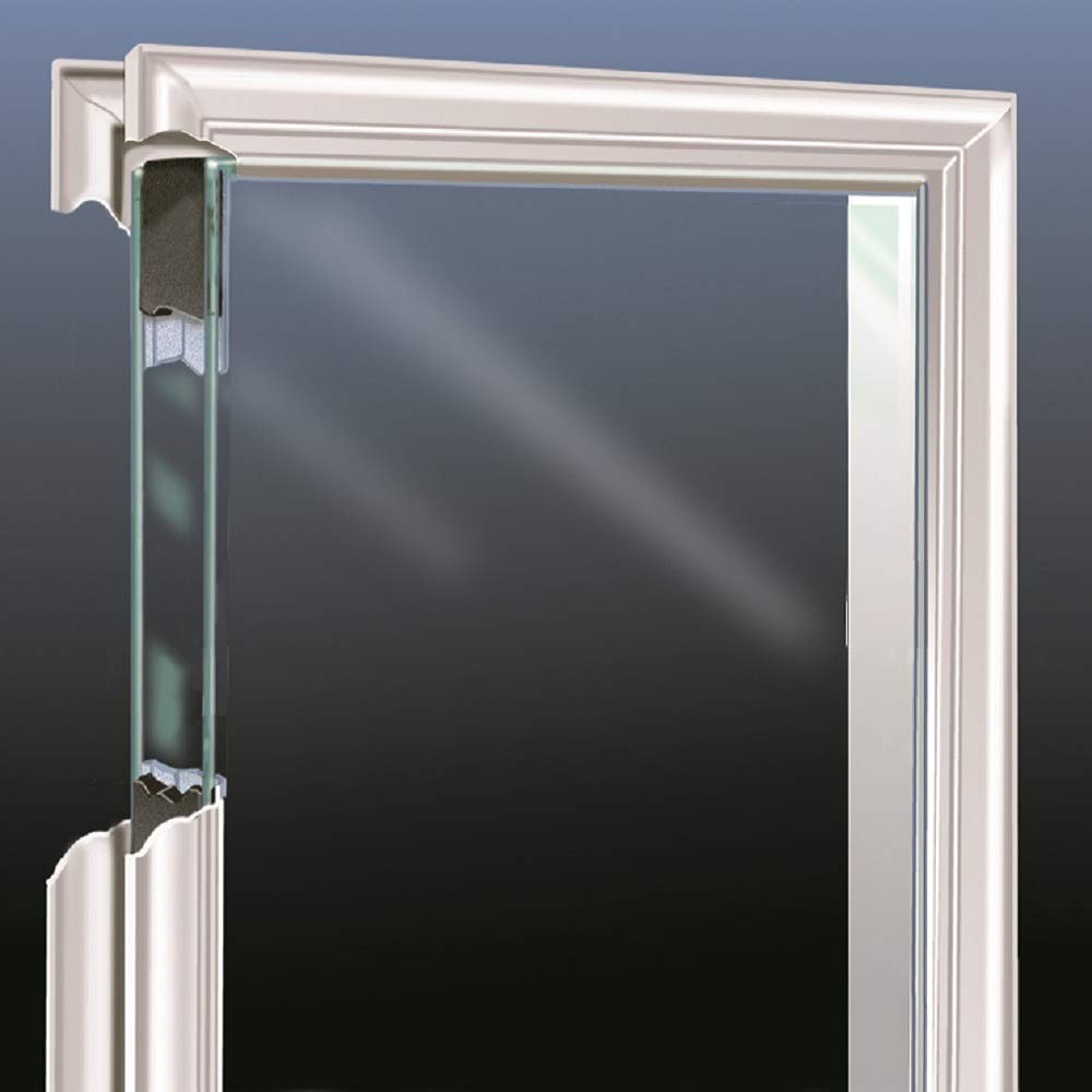Primed Left Hand Outswing Full Lite Clear Glass Prehung Door X9372
