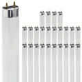 24 Inch T8 Fluorescent Tube Light Bulb 17W 5000K 1230 Lumen G13 Bi-Pin Base Pack of 25 W75792