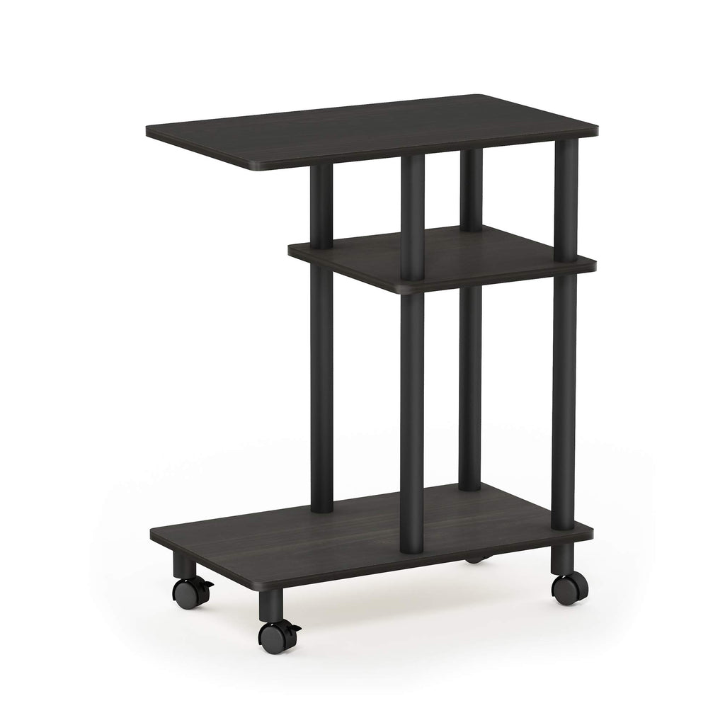 C Shaped Side Table with Casters E877