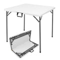 34" White Folding Card Table O838708