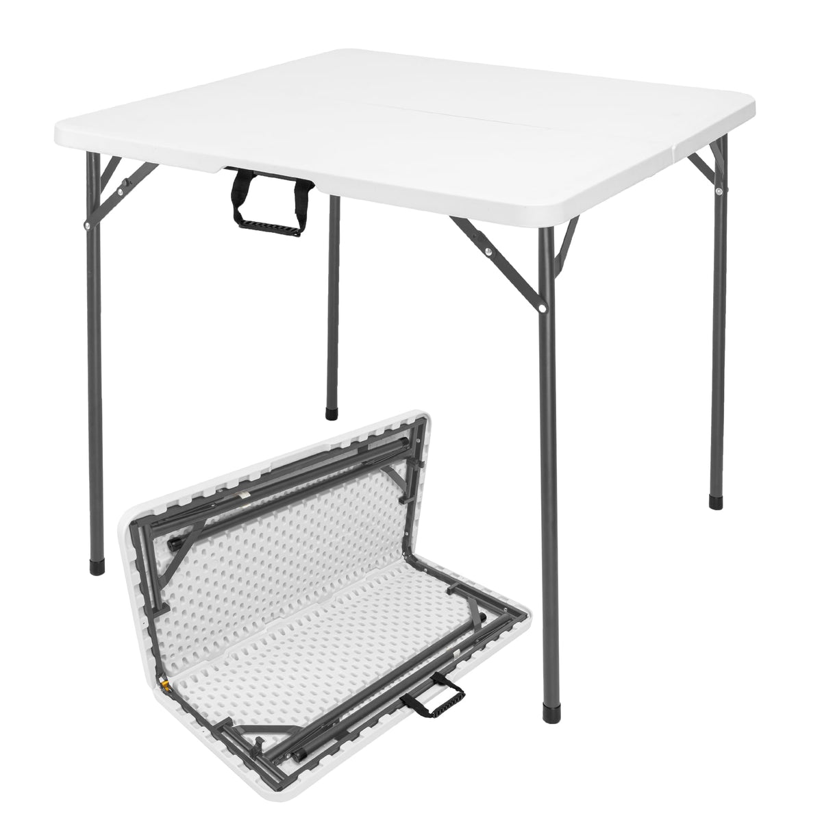 34" White Folding Card Table O838708