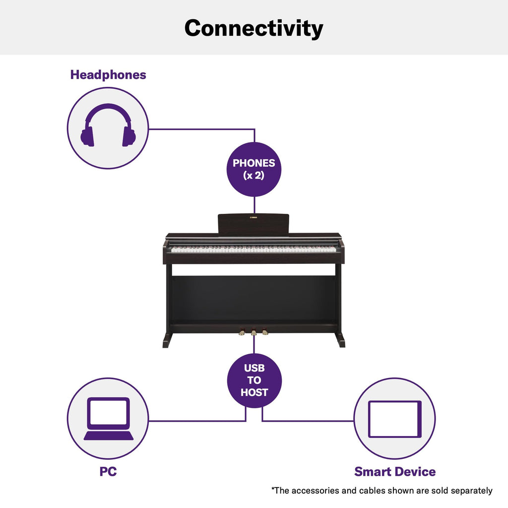 88-Key Weighted Action Upright Digital Piano with Bench C516