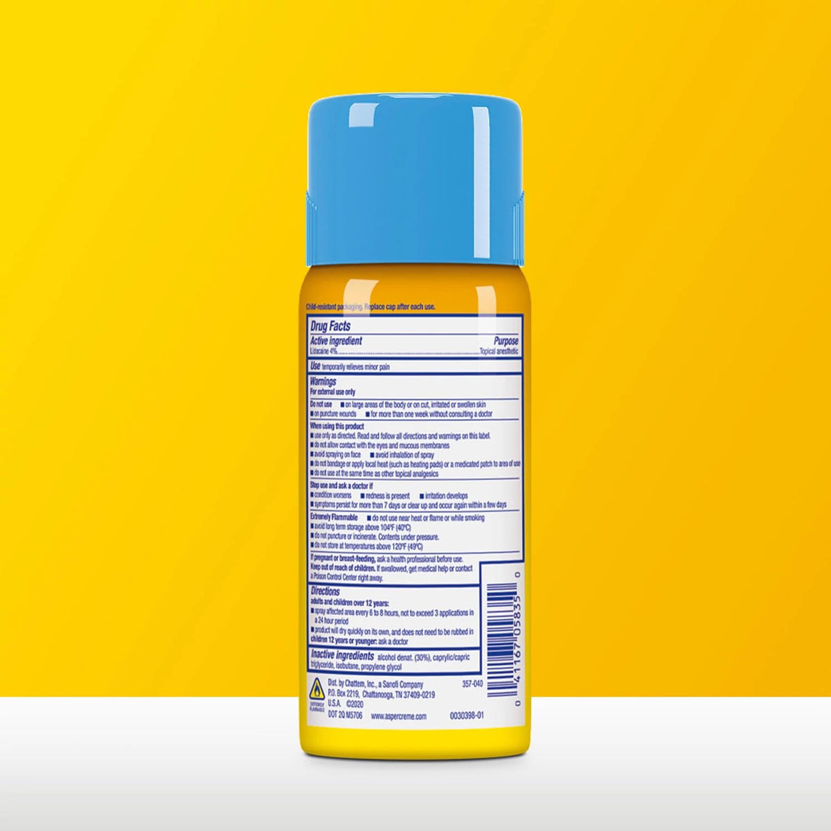 Lidocaine Dry Spray 4 oz N7679