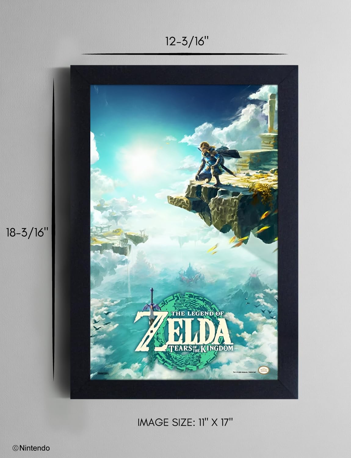 Zelda Poster 11 x 17 Frame Poster Wall Art B432508