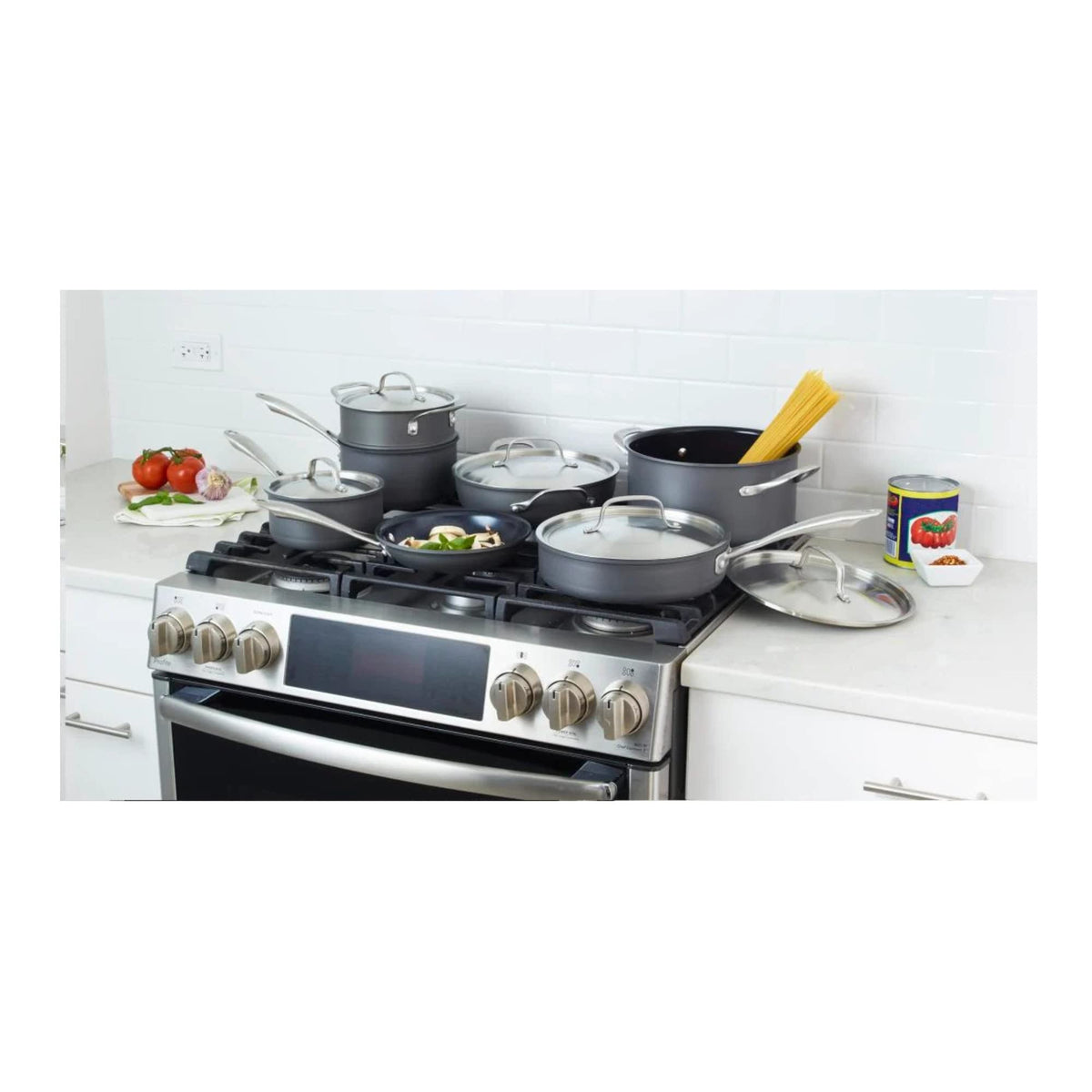 Hard Anodized 12-Piece Cookware Set Q805