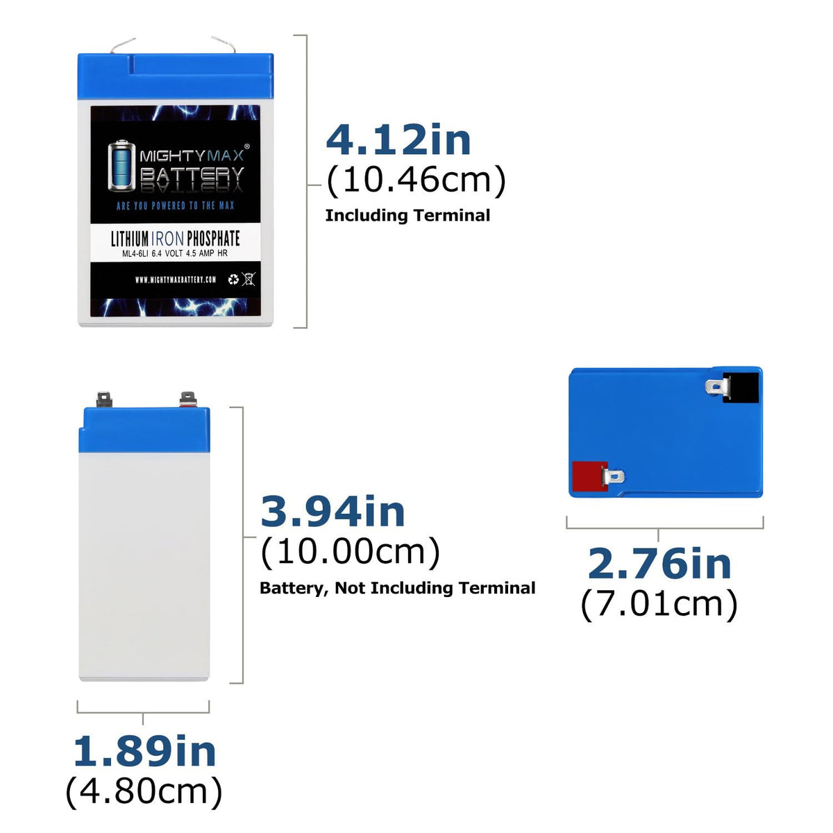 6V 4.5AH Lithium Replacement Battery I225
