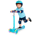 3-Wheel Toddler Kick Scooter with Light-Up Wheels E2159