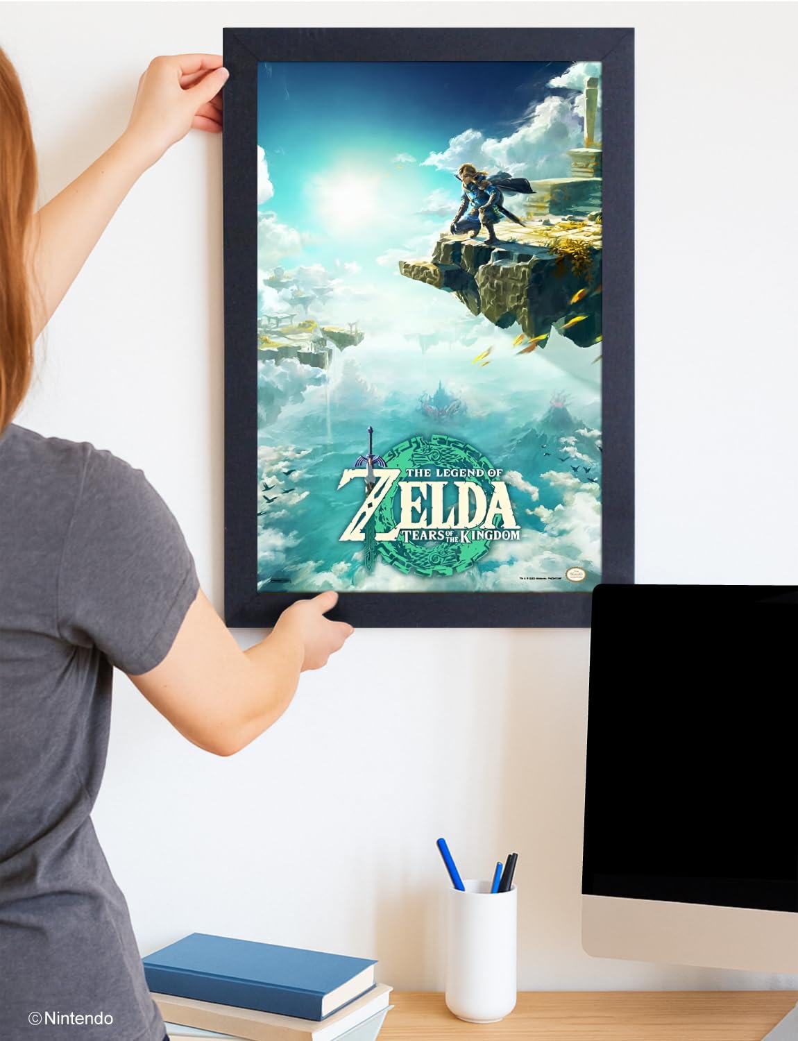 Zelda Poster 11 x 17 Frame Poster Wall Art B432508