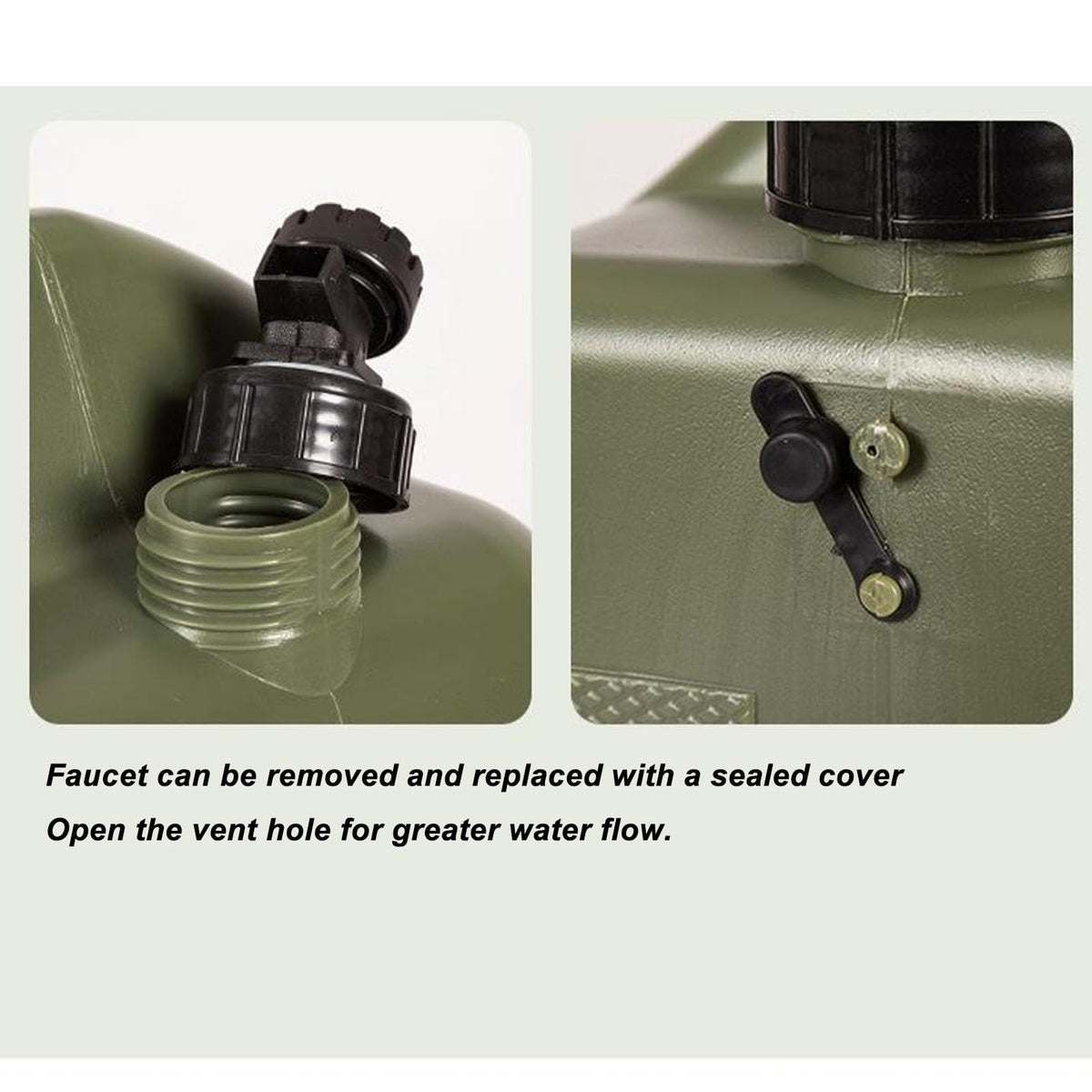 10L Portable Water Canteen with Faucet H2444
