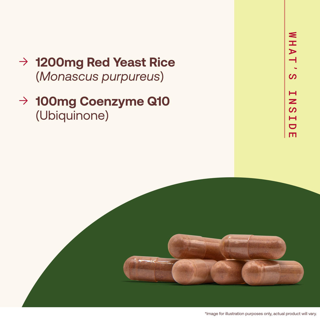 Red Yeast Rice with CoQ10 120 Capsules E1597