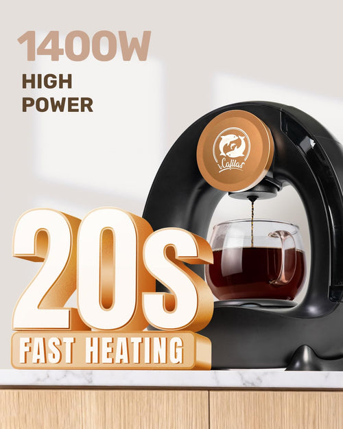 2-in-1 Mini Single Serve Coffee Maker F4162