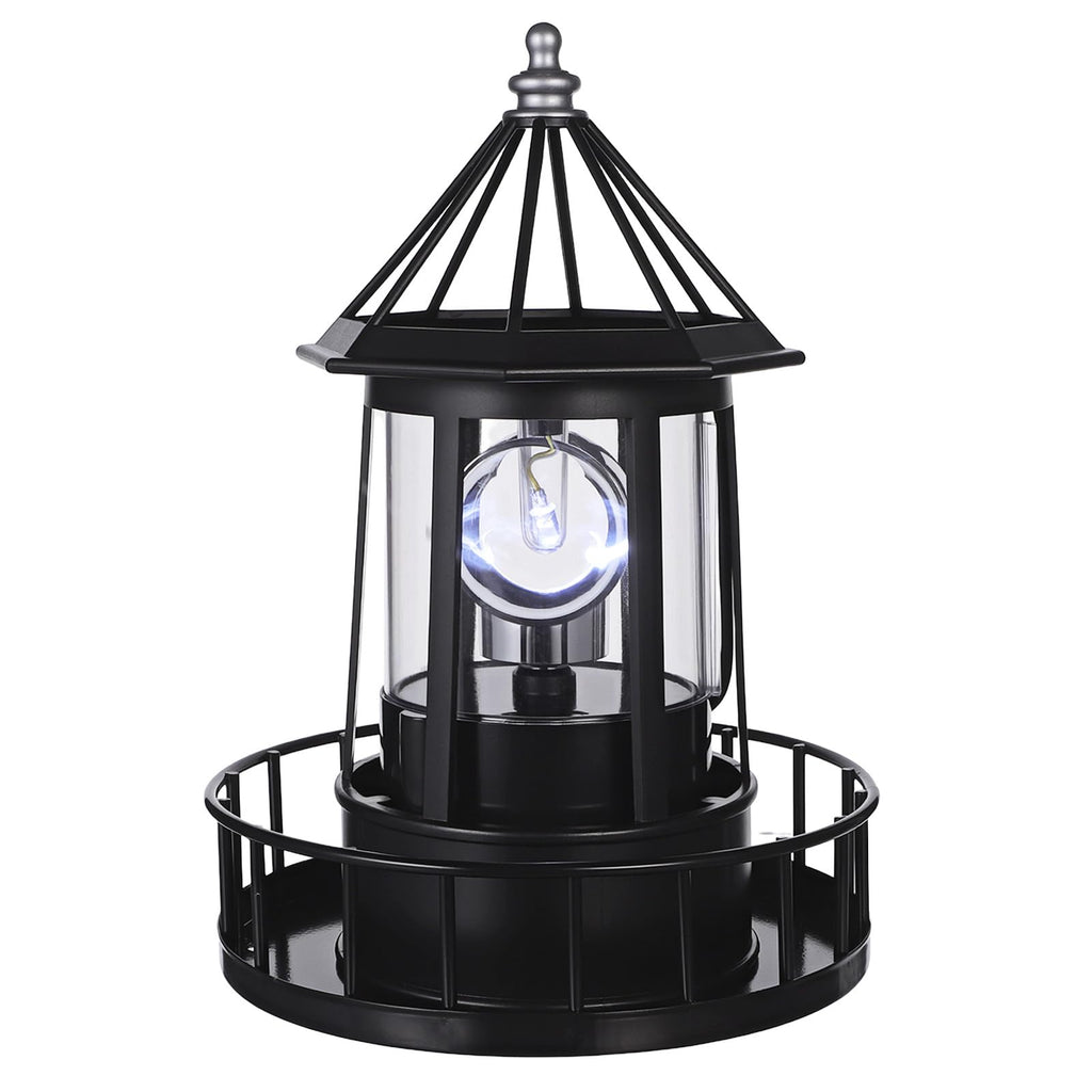 Solar Powered Rotating Lighthouse Decor Lamp K1367