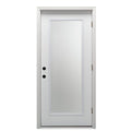 Primed Left Hand Outswing Full Lite Clear Glass Prehung Door X9372