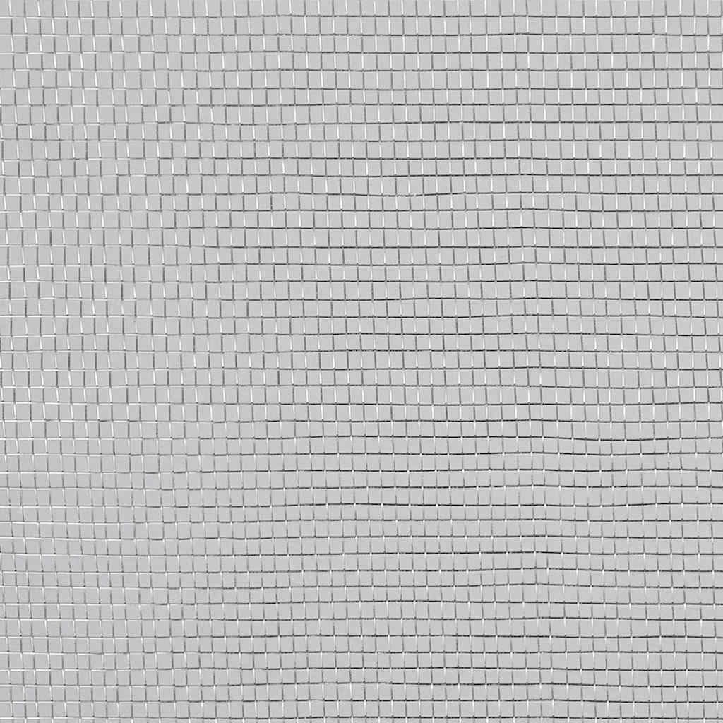 Aluminum Mesh Screen Roll 39.4x196.9 Inches Silver I87533