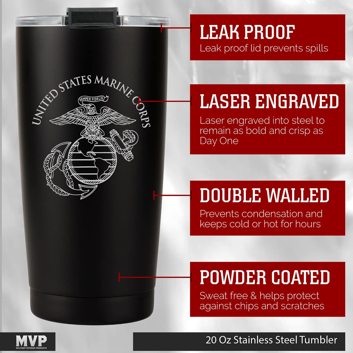 20oz Insulated Stainless Steel Tumbler E492873
