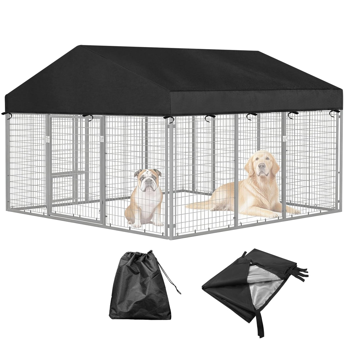 10' x 10' Waterproof 600D Oxford Dog Kennel Cover F783791