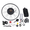 48V 1500W 700C Rear Wheel Electric Bike Conversion Kit with LCD Display R345