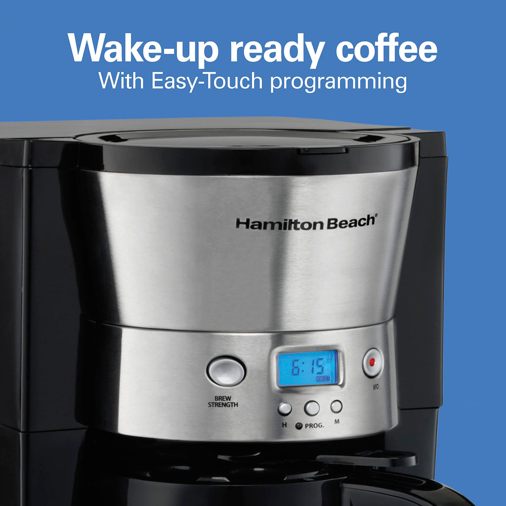 Programmable Drip Coffee Maker with 10 Cup Thermal Carafe R697672