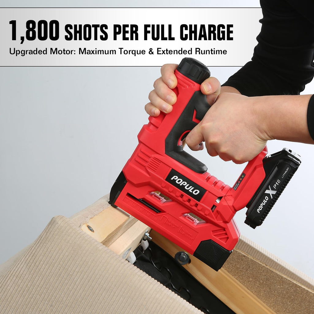 18 Gauge 2 In 1 Cordless Brad Nailer Stapler B987698