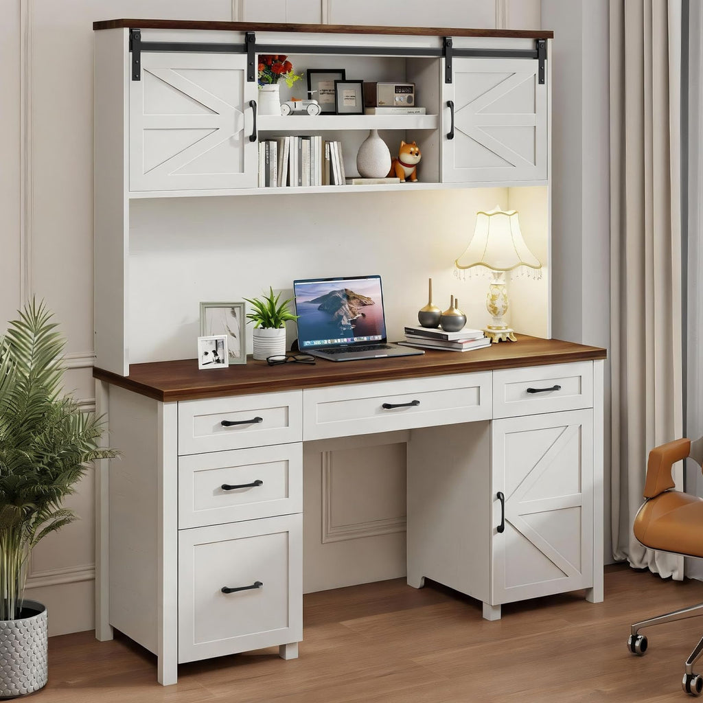 67" H Executive Desk with File Drawer N6175