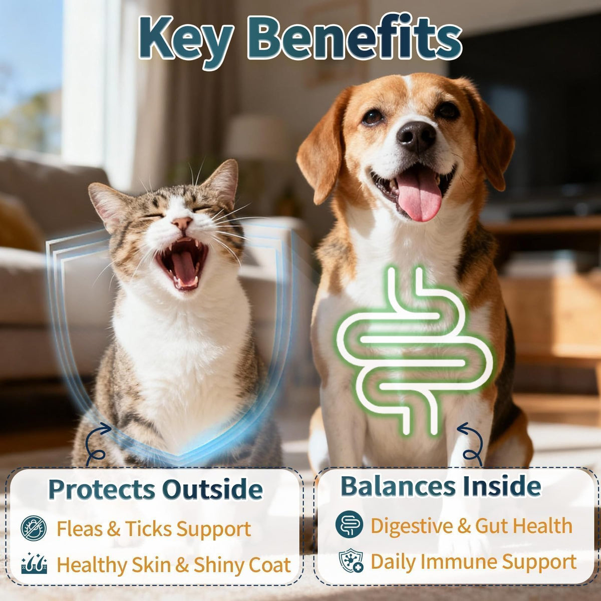 Flea and Tick Prevention for Cats and Dogs Drops N48948