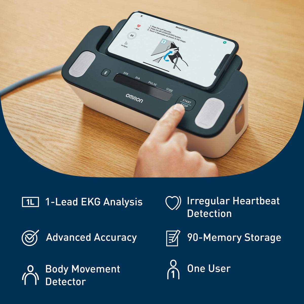 Blood Pressure Monitor + EKG W462
