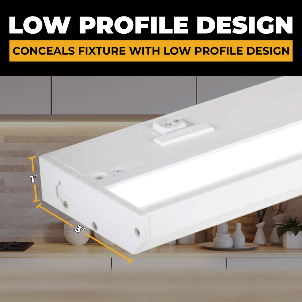 LED Under Cabinet Lighting 24 Inch White S856