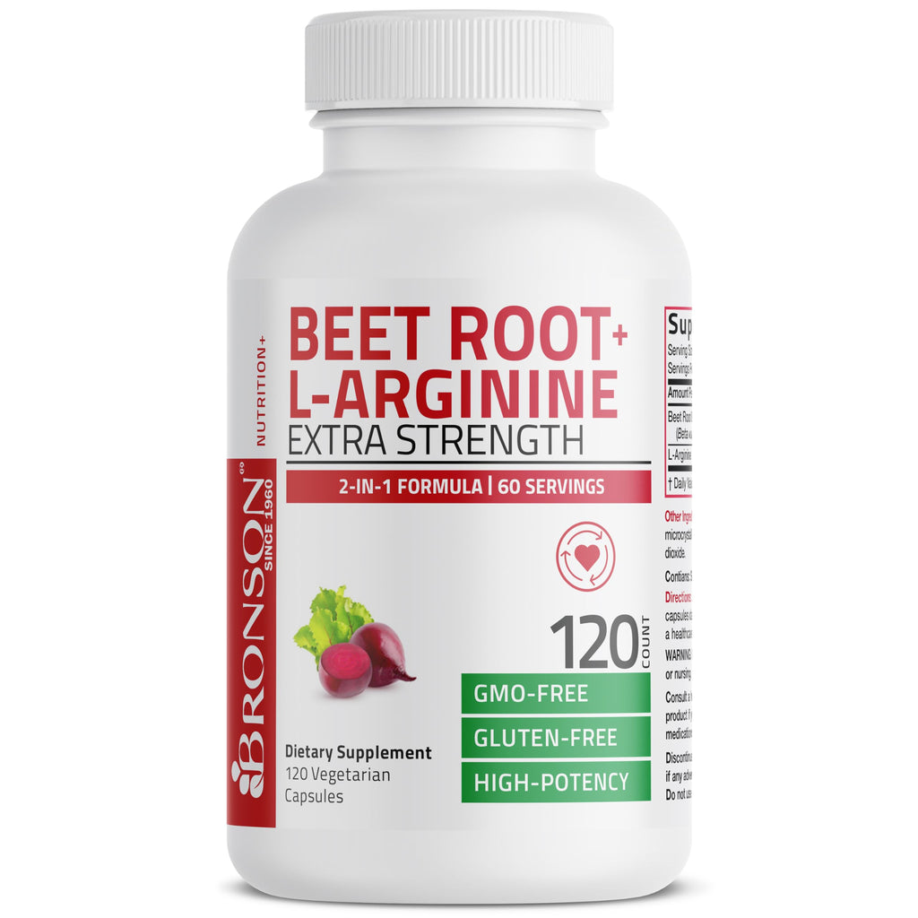 Beet Root L-Arginine 120 Capsules M6005