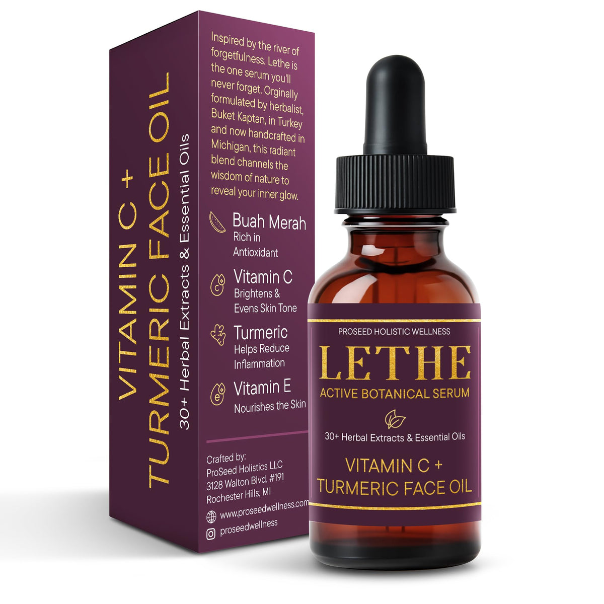 Botanical Face Serum, Facial Oil, 1 oz A8001
