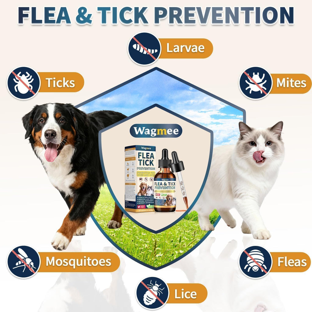 Flea and Tick Prevention for Cats and Dogs Drops N48948