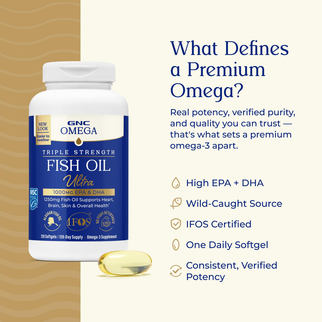 Omega Fish Oil 1000mg 120 Count K449159