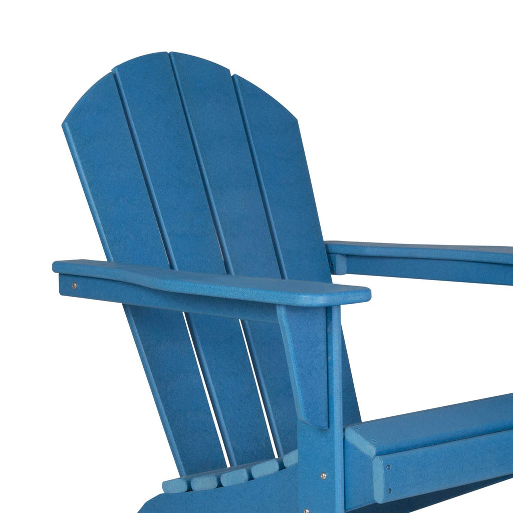 Pacific Blue Poly Adirondack Chair X9077