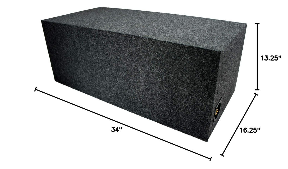 12 Inch Ported Vented Subwoofer Box MDF Car Audio J28850