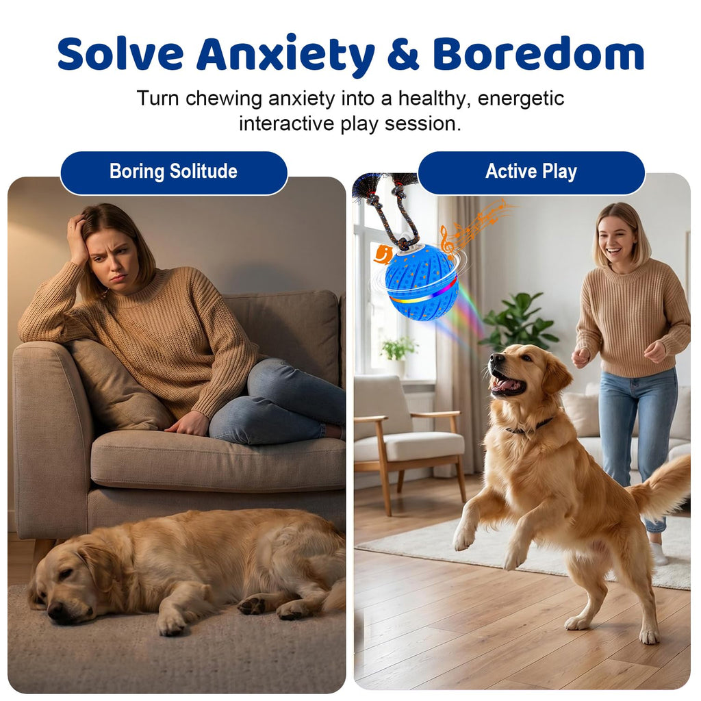Interactive Dog Toys Ball for Aggressive Chewers H43635