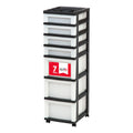 7 Drawer Rolling Storage Cart D298