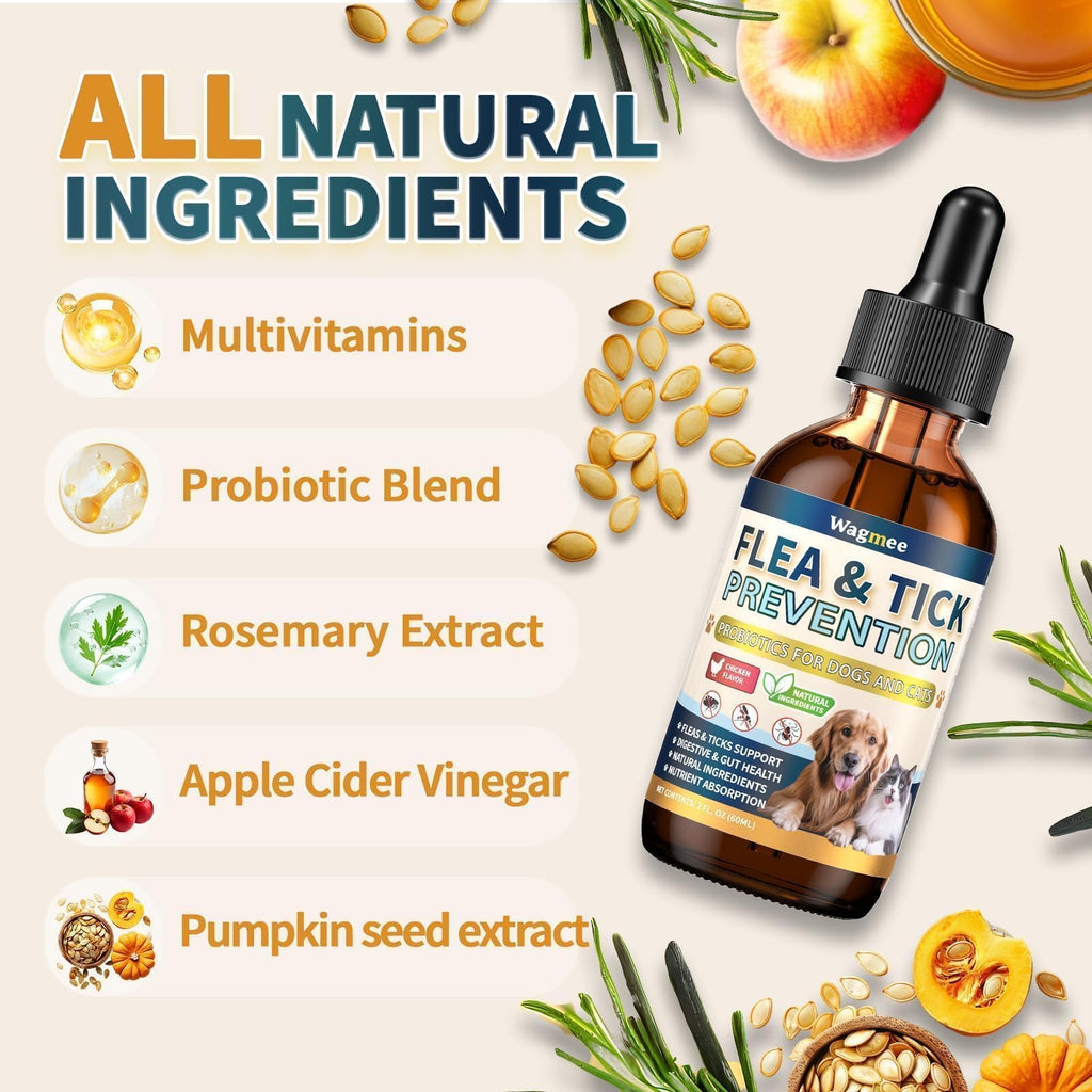 Flea and Tick Prevention for Cats and Dogs Drops N48948