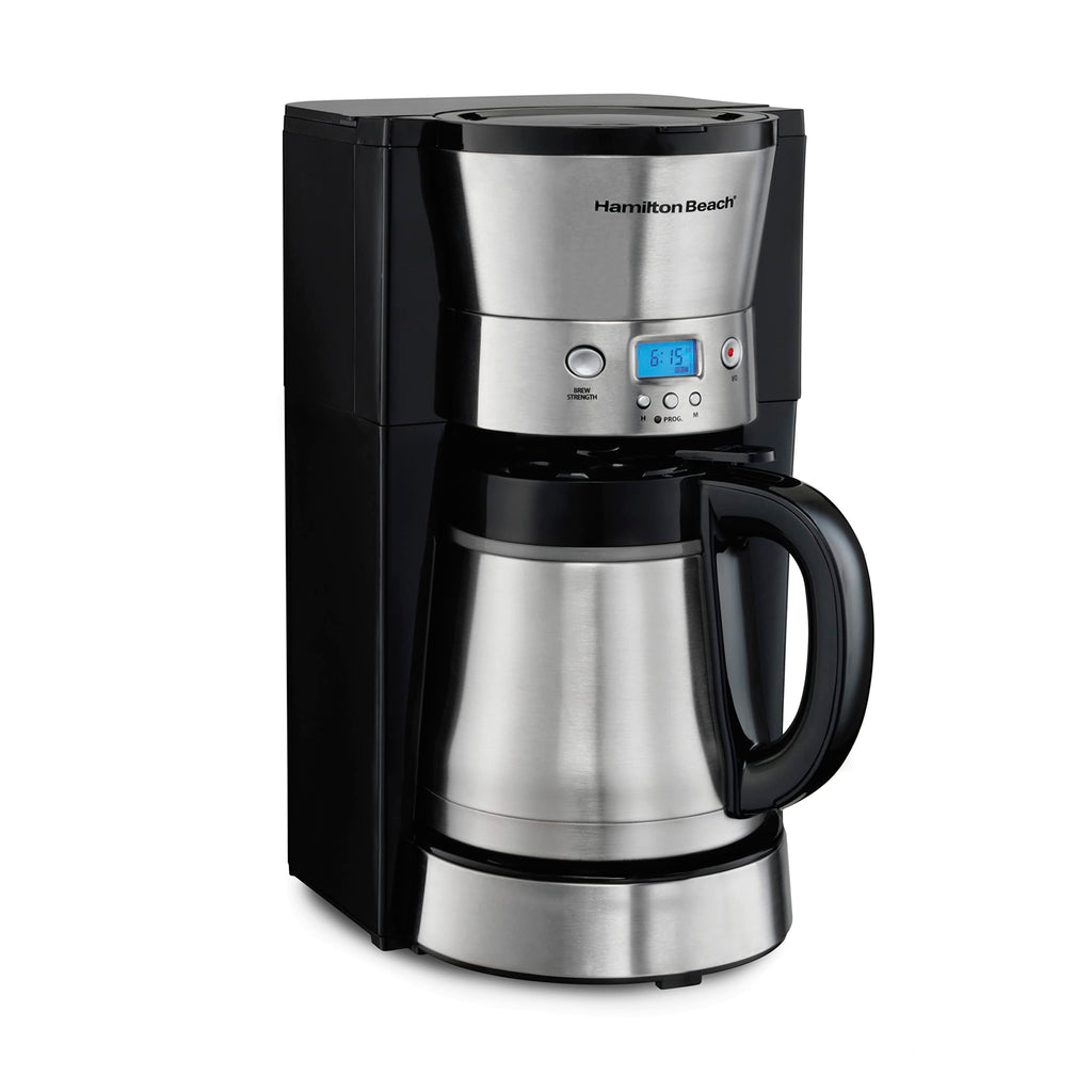Programmable Drip Coffee Maker with 10 Cup Thermal Carafe R697672