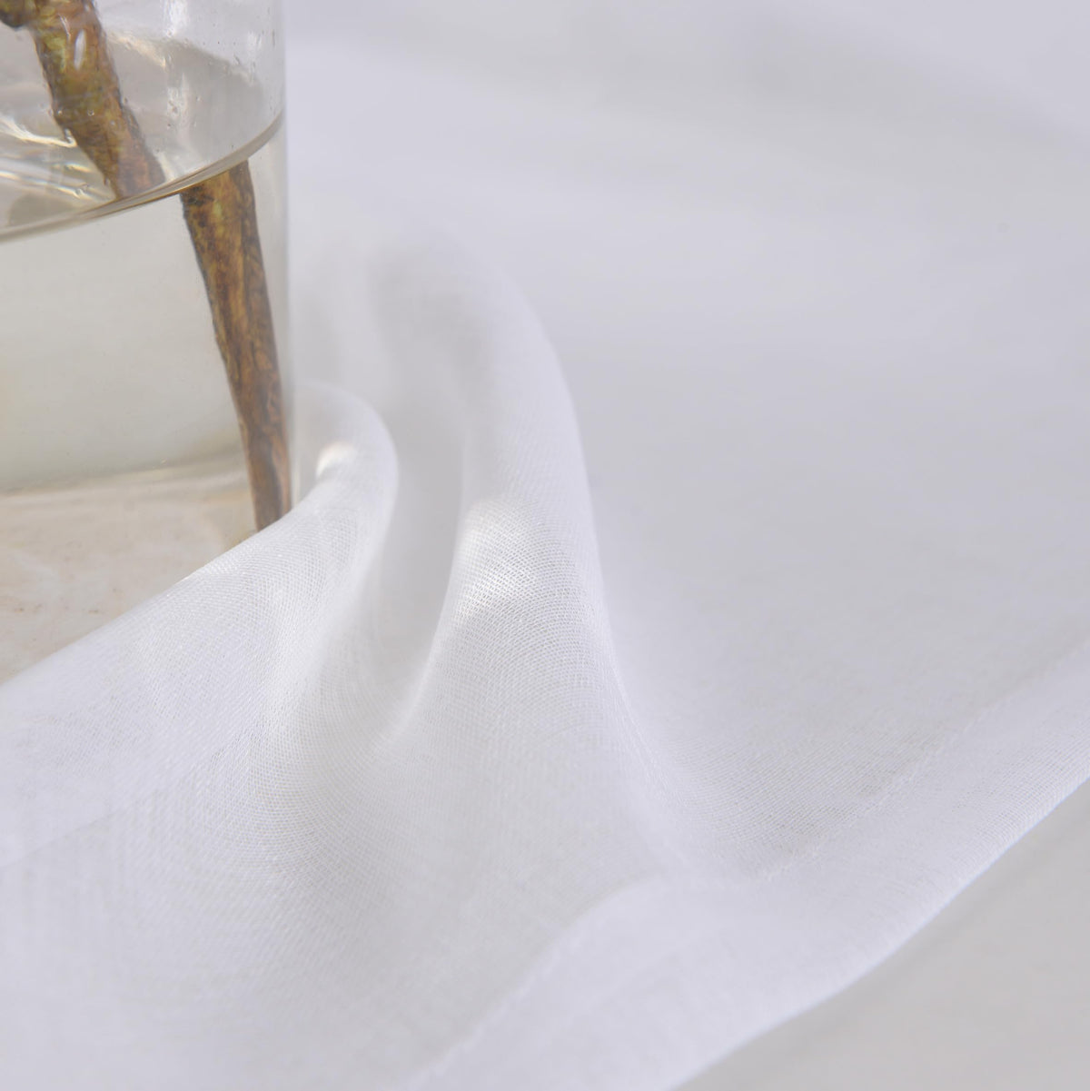 White 95 Inches Long Rod Pocket Sheer Curtains Set of 2 C5529