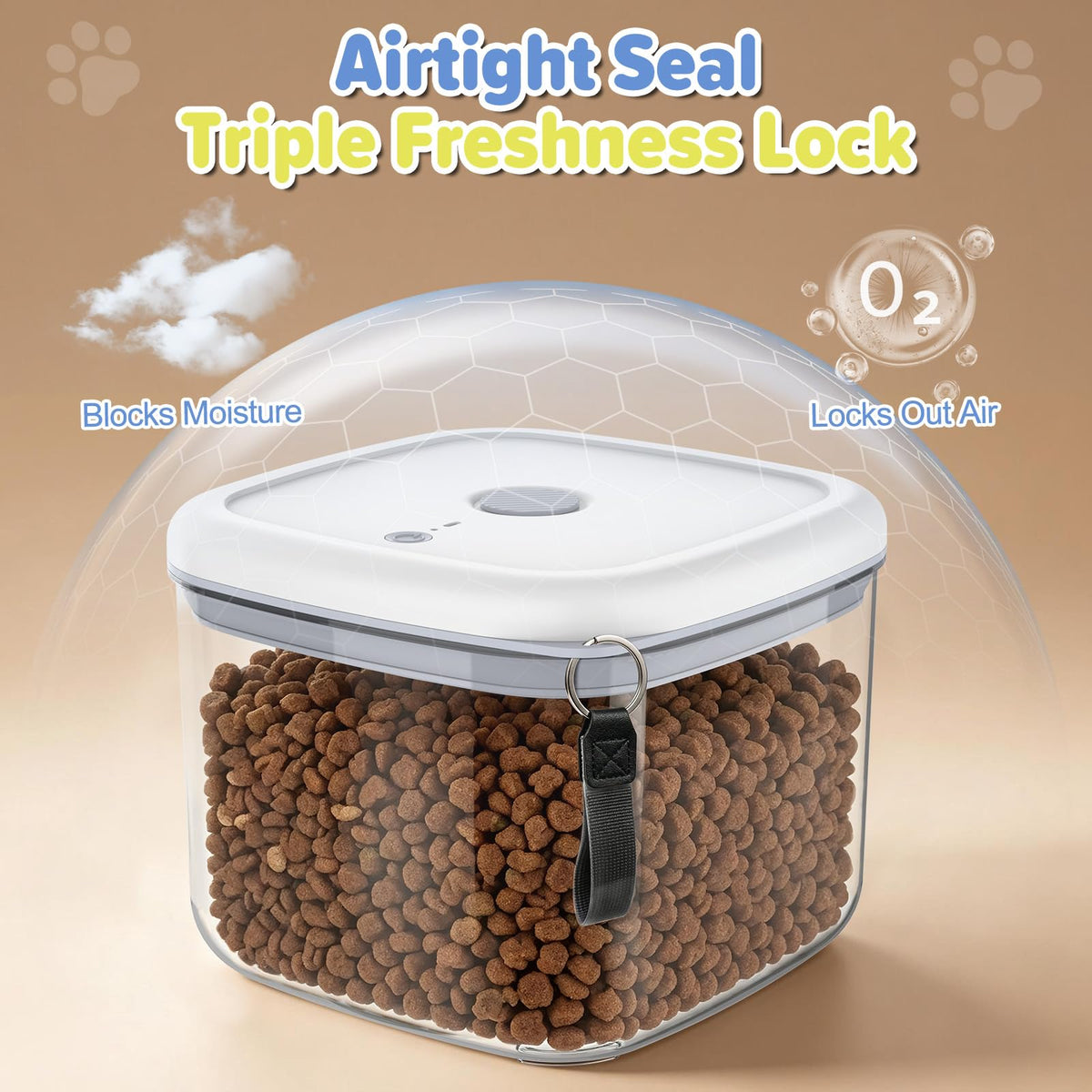 Cat Food Storage Containers With Scooper J37650