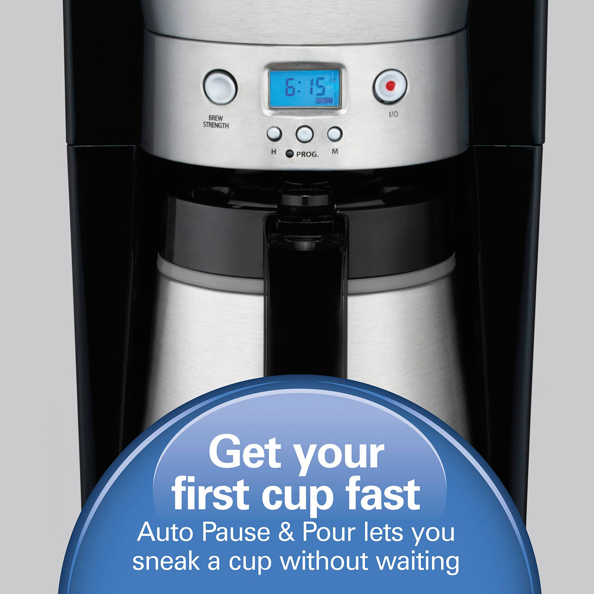 Programmable Drip Coffee Maker with 10 Cup Thermal Carafe R697672