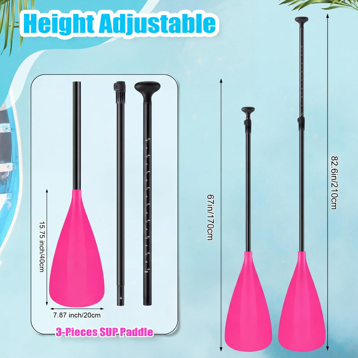 Adjustable Paddle Board Paddles T861