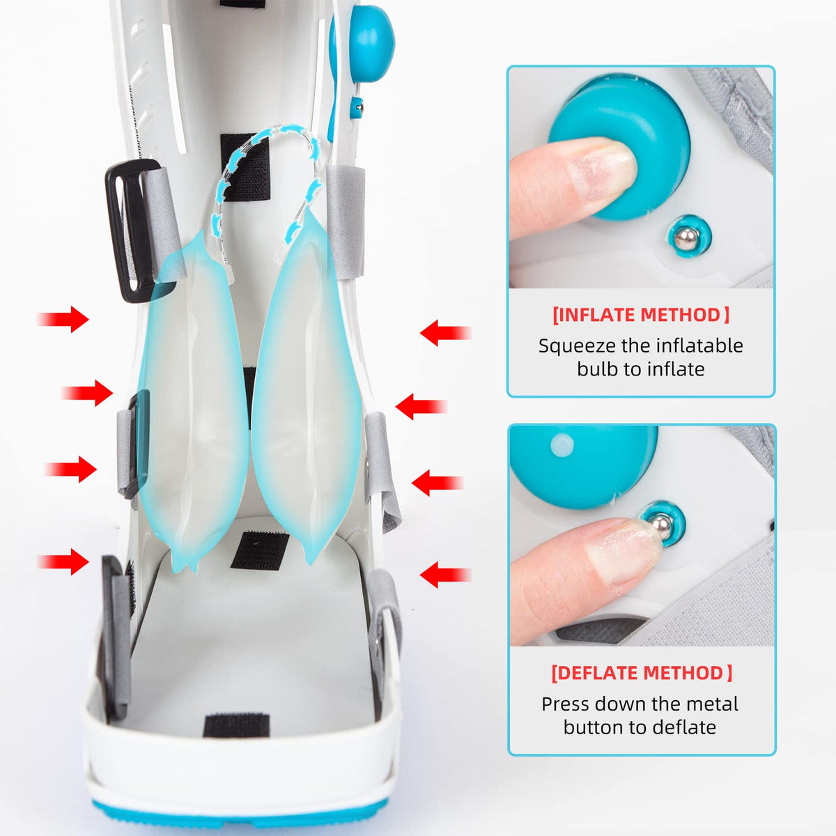 Inflatable Tall Walking Boot F9289