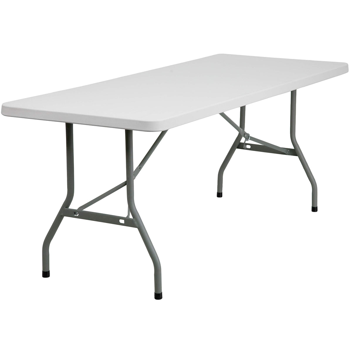 6-Foot White Plastic Folding Table A32017